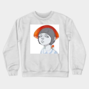 Mushroom Girl Crewneck Sweatshirt